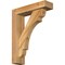 Ekena Millwork Olympic Block Rough Sawn Bracket w/ Offset Brace, Western Red Cedar, 4"W x 14"D x 18"H BKT0402X14X18OLY05RWR - alternate 1